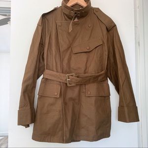 Oversized Olive Green Army Jacket Size M NWT